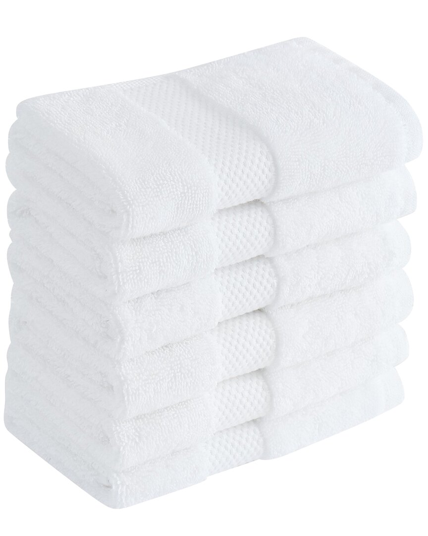 Royal Velvet Set Of 6 Turkish Cotton Wash Cloths