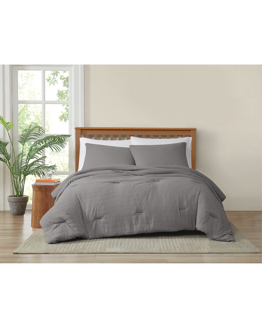 Truly Soft Crinkle Garment Wash Comforter Set