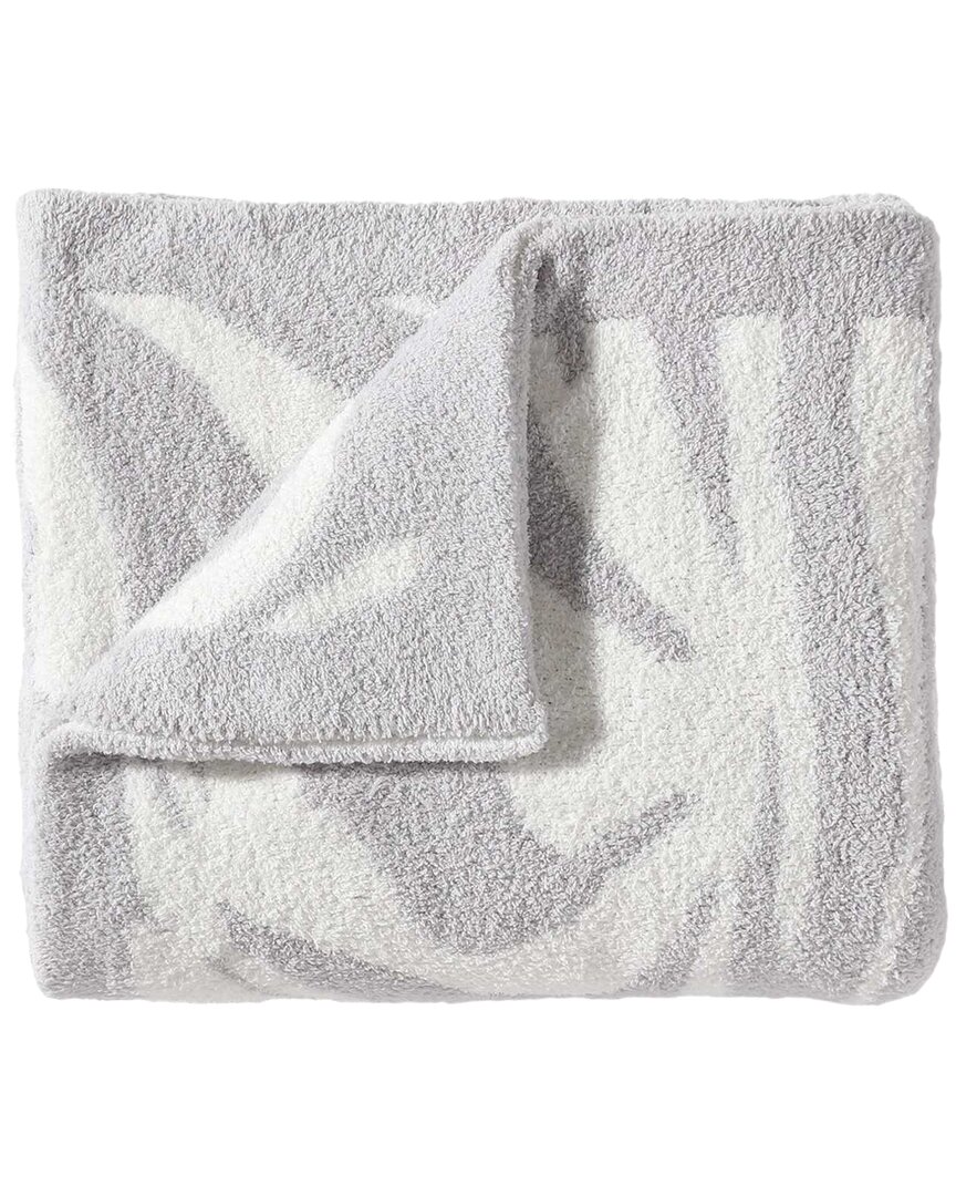 Tommy Bahama Jungle Zebra Knit Reversible Throw Blanket