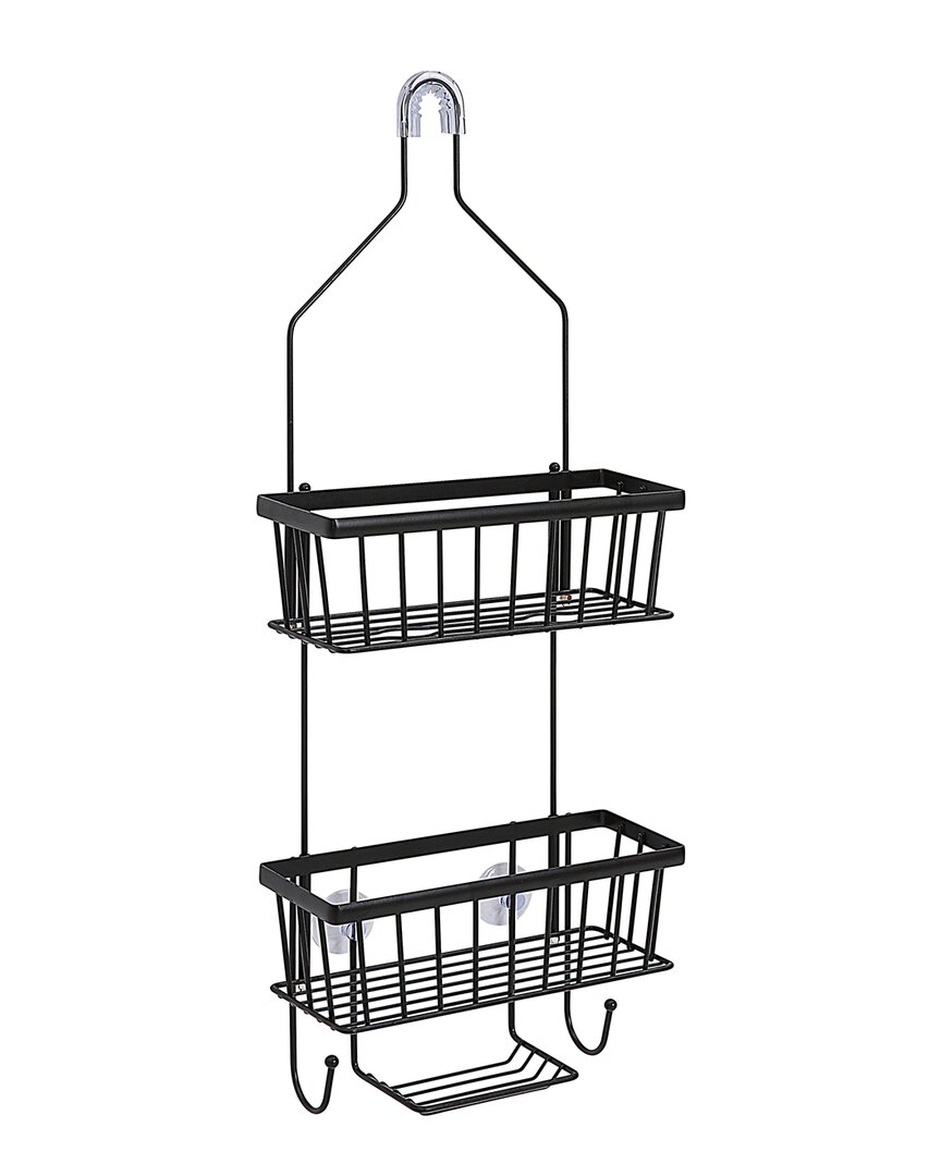 Sunnypoint Modern Shower Caddy In Black