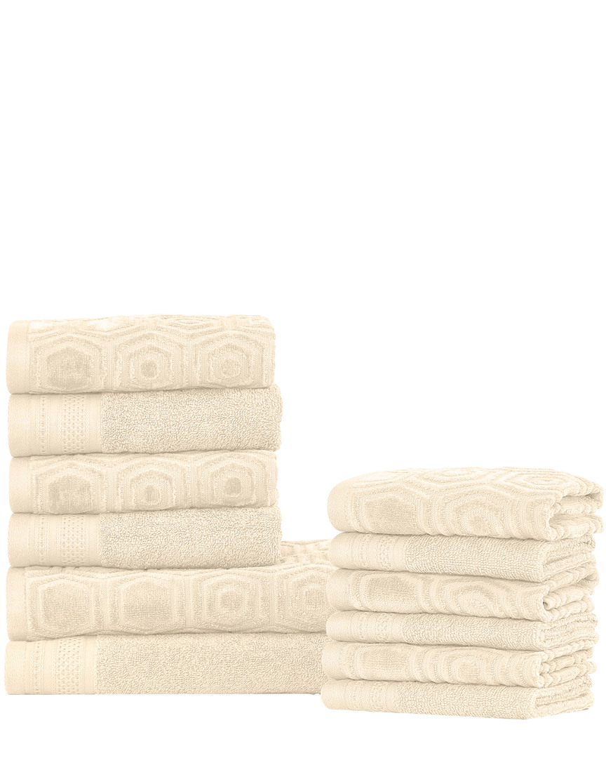 Superior 12pc Combed Cotton Towel Set