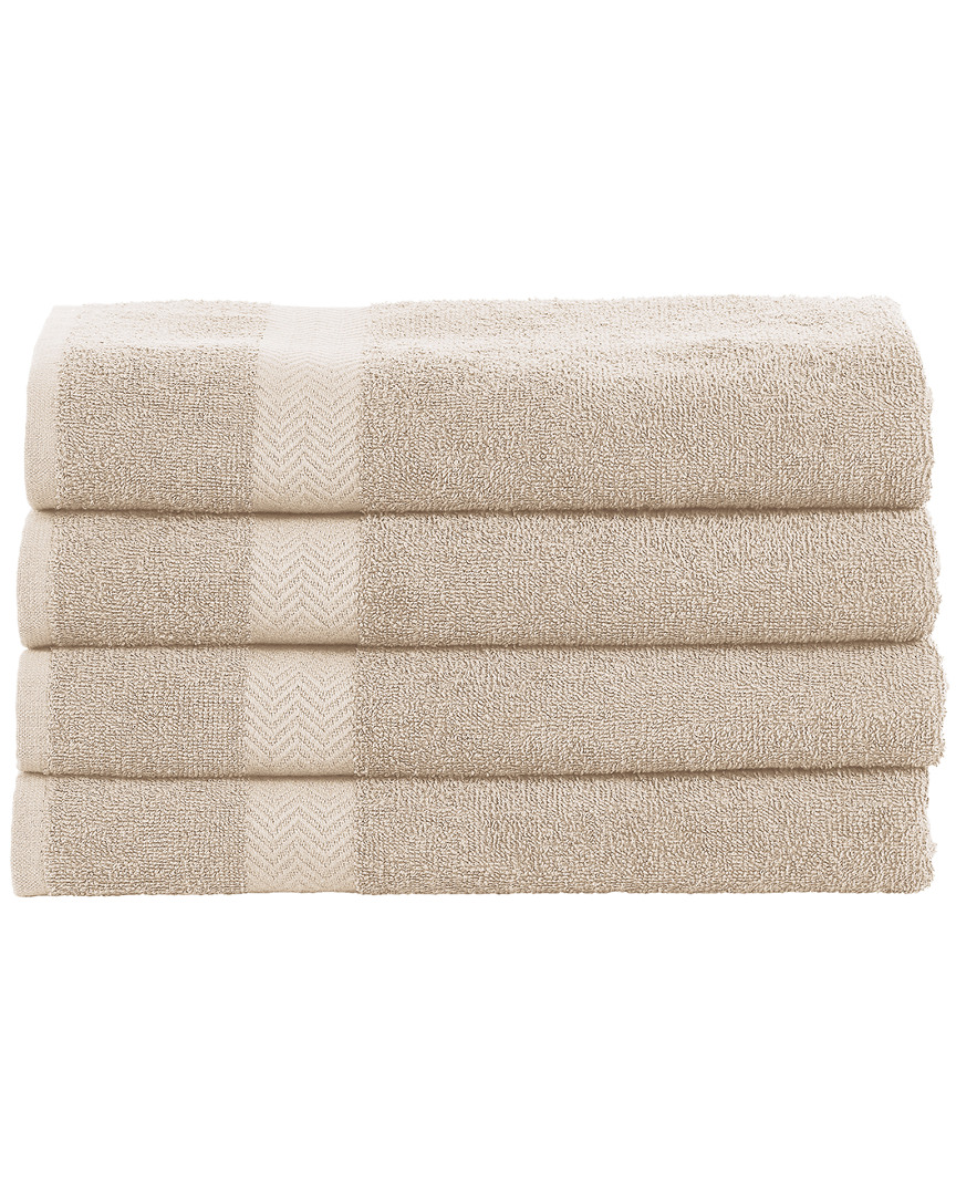 Superior Eco-friendly Absorbent 4pc Bath Towel Set