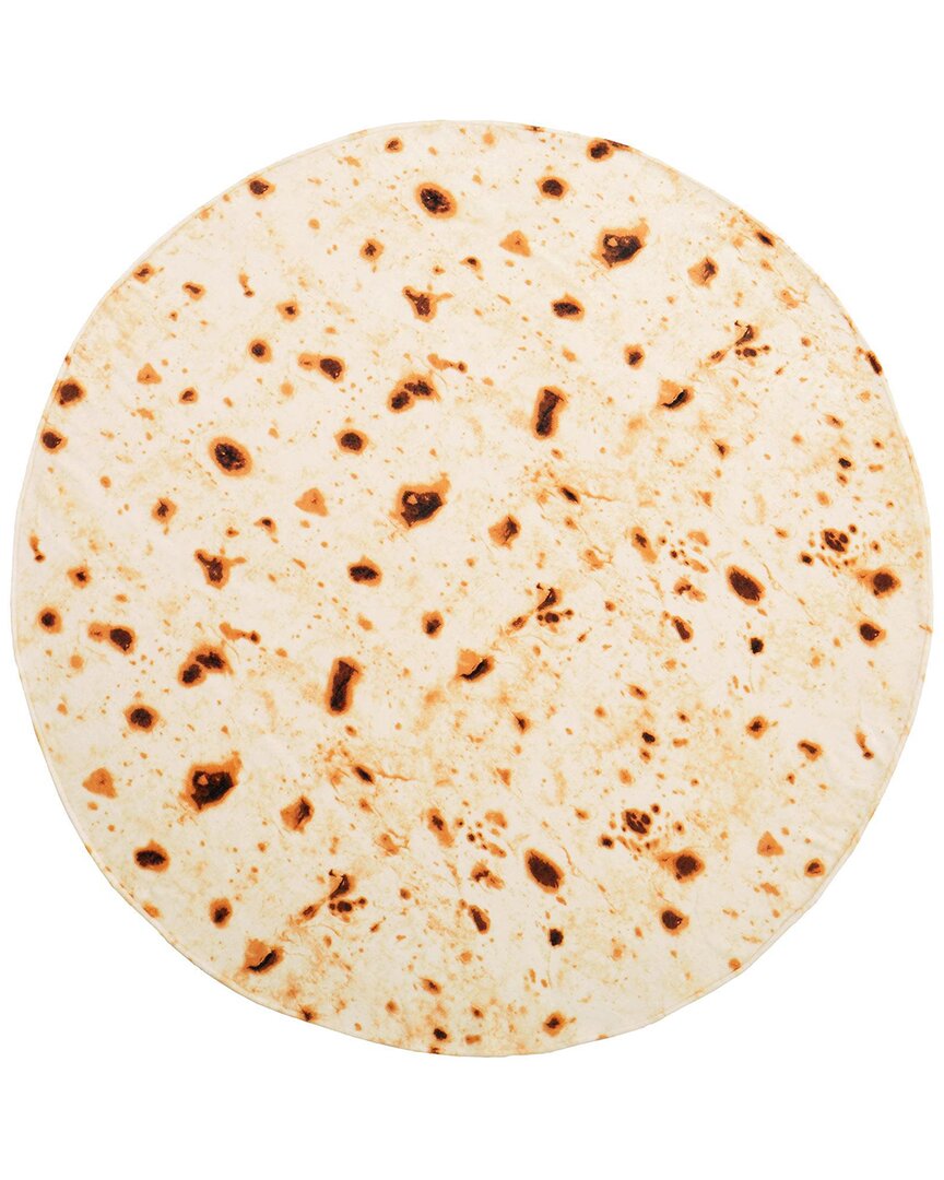 Unikome Reversible Microfiber Food Throw Blanket: Chapati