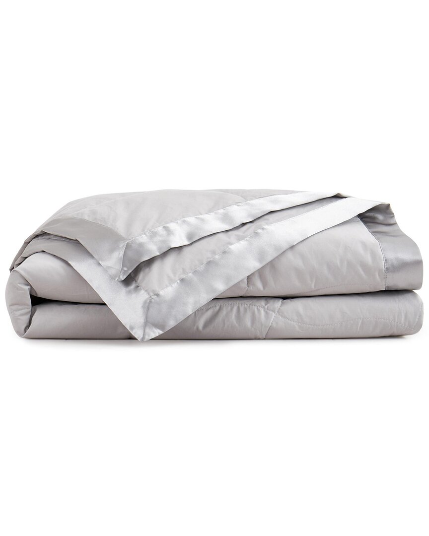 Unikome 300 Thread Count Lightweight Cotton Down Blanket With Satin Trim