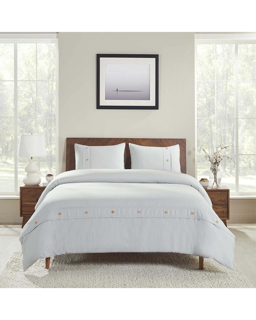 Superior Organic Cotton 300 Thread Count Percale 3pc Duvet Cover Set