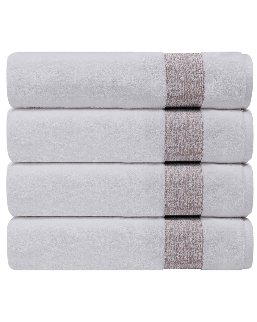 Depera Home Pera Set Of 4 Turkish Hand Towels In Beige