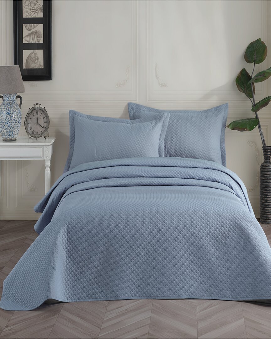 Enchante Home Quilted Bedspread In Blue