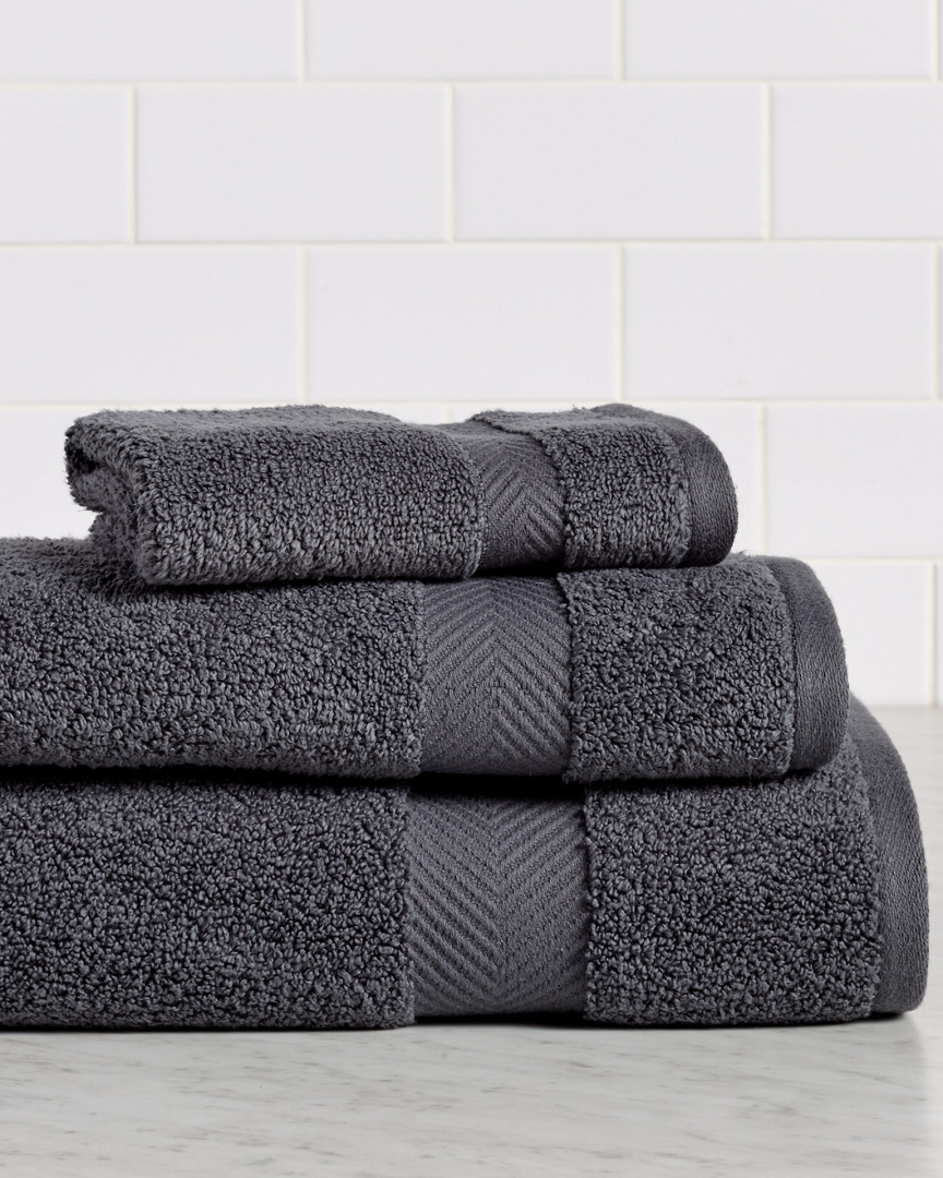 Superior Solid Absorbent Strong Zero-twist 3pc Towel Set