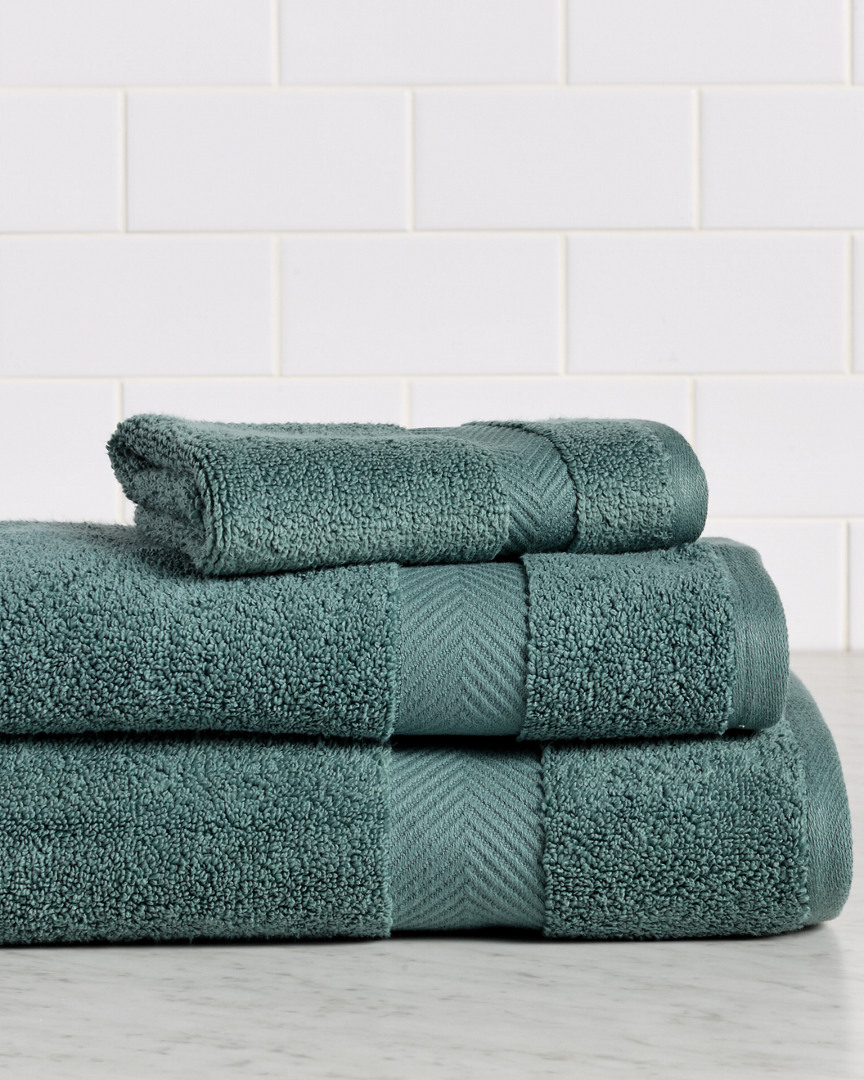 Superior Solid Absorbent Strong Zero-twist 3pc Towel Set