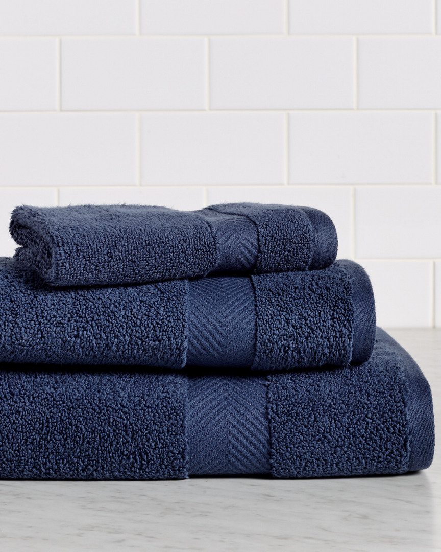 Superior Solid Absorbent Strong Zero-twist 3pc Towel Set