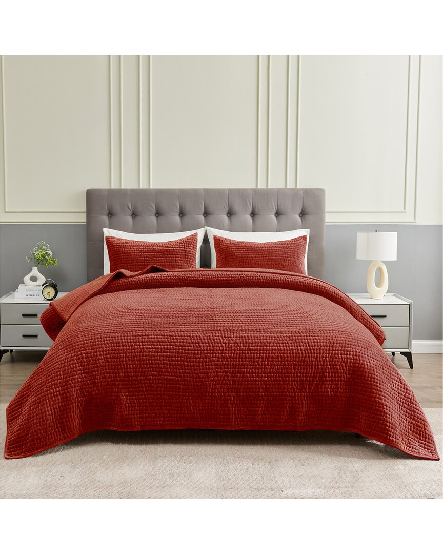 Melange Tf Dnu Home Solid Diamond Egyptian Cotton Blanket