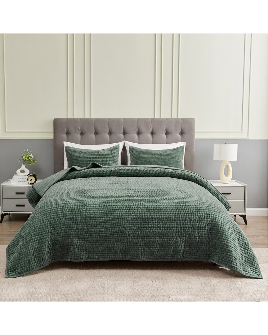Melange Tf Dnu Home Solid Diamond Egyptian Cotton Blanket