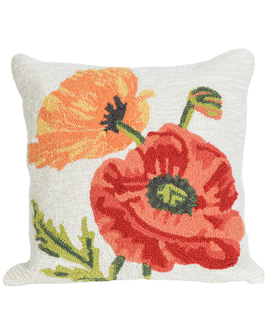 Liora Manne Frontporch Icelandic Poppies Indoor/outdoor Pillow