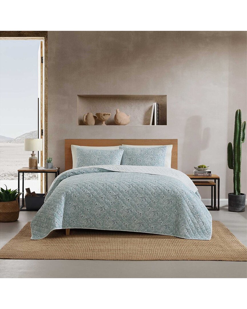 Wrangler 136 Thread Count Prairieland Paisley Cotton Reversible Quilt Set