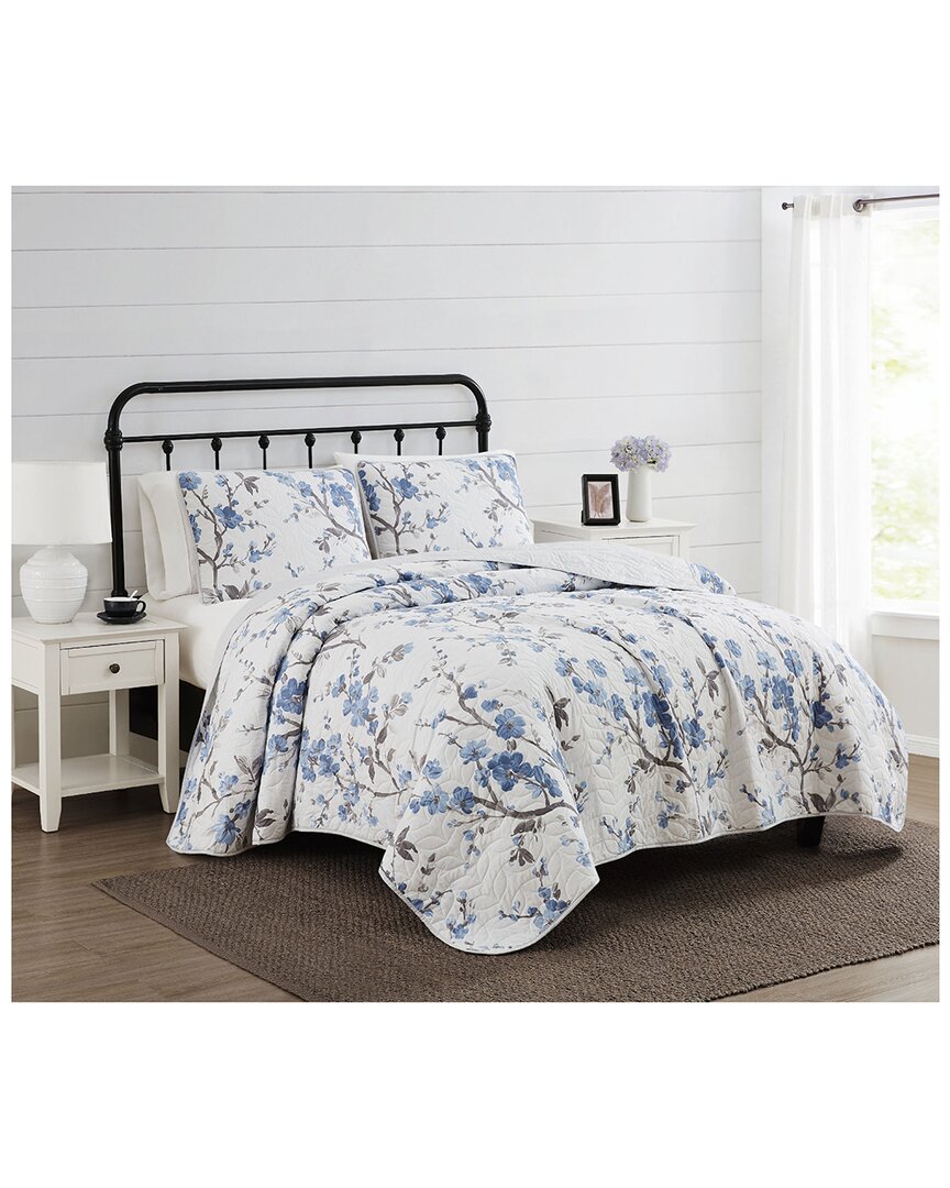 Cannon Quilt Set In White