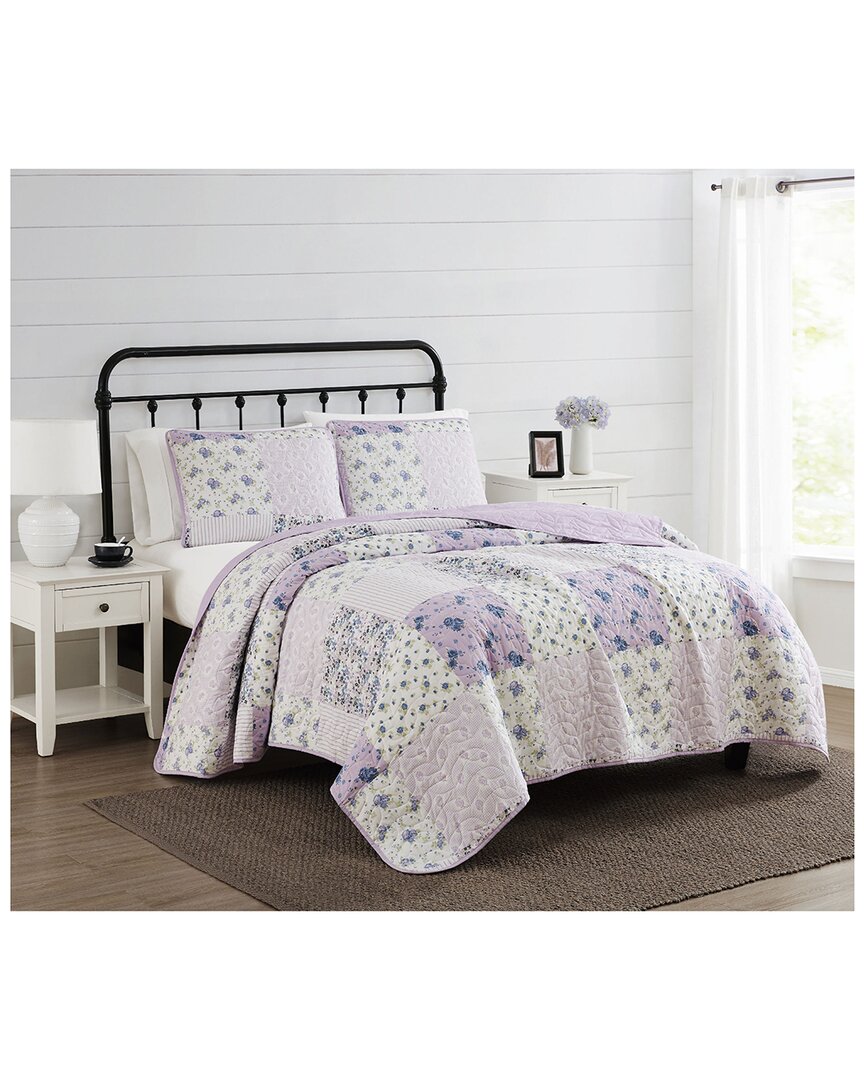 Cannon Quilt Set In White