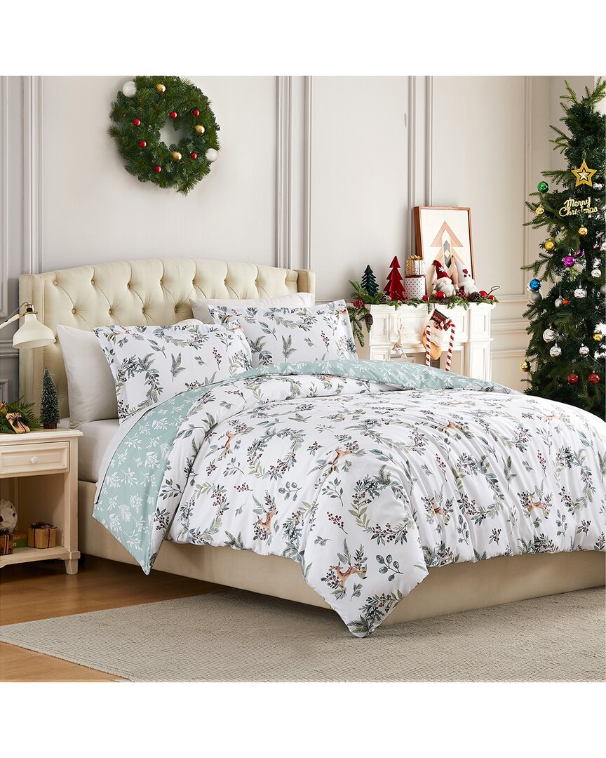 Southshore Fine Linens Happy Holidays Duvet Cover Set