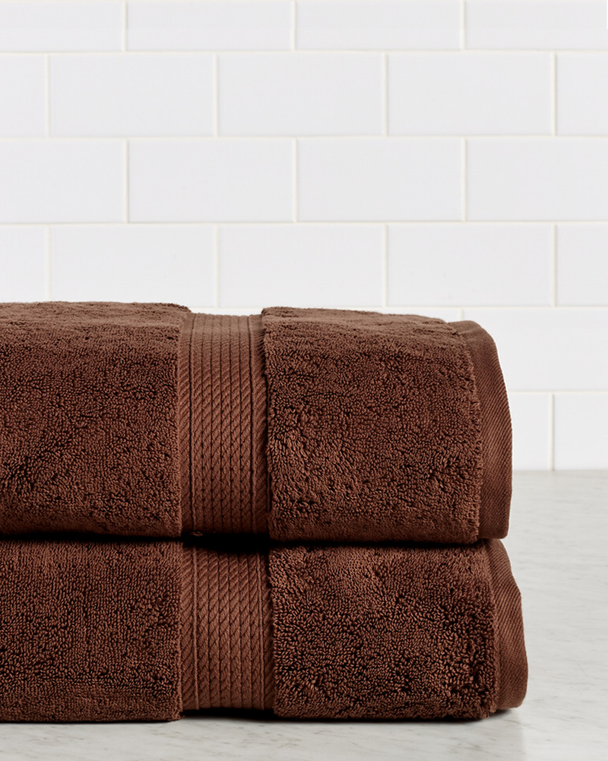 Superior Solid Absorbent 2pc Bath Towel Set