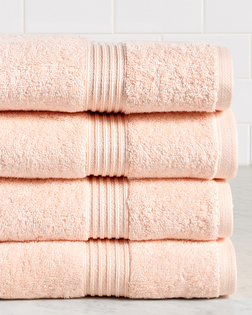 Superior Solid Absorbent 4pc Bath Towel Set