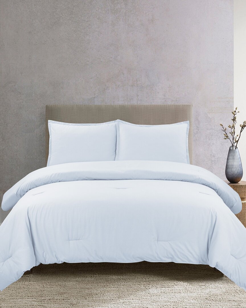 Nouvelle Home Perfectly Cotton Comforter Set In White