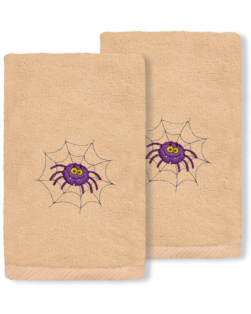 Linum Home Textiles Spider Turkish Cotton Hand Towel In Sand