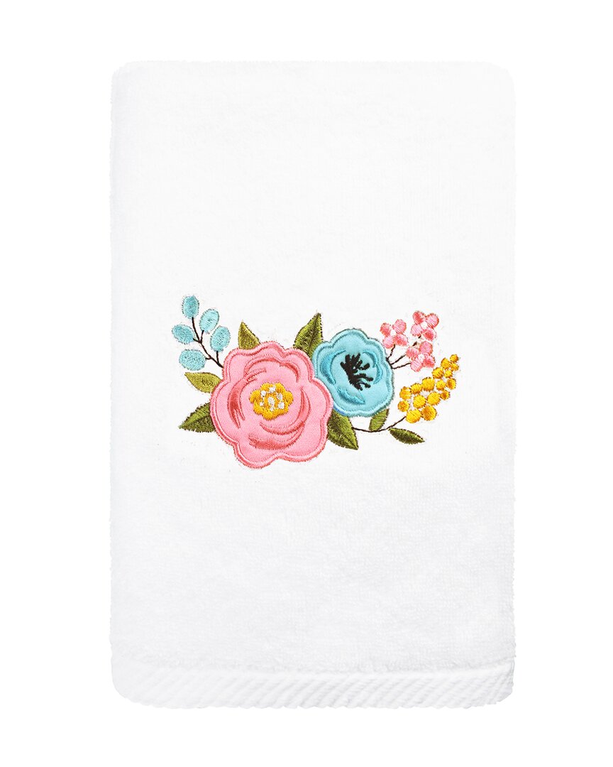 Linum Home Textiles Primavera Turkish Cotton Hand Towel In White