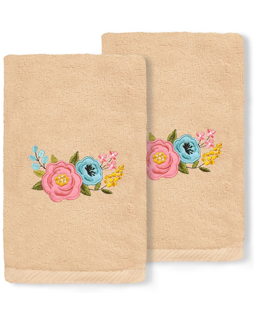 Linum Home Textiles Primavera Turkish Cotton Hand Towel In Sand