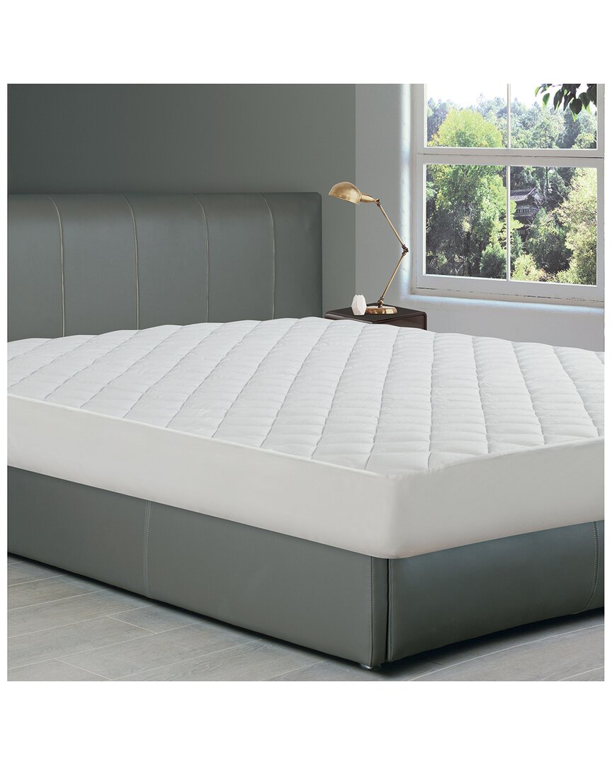 All-in-one Ultra Fresh Odor Control & Antimicrobial Fitted Mattress Pad In White