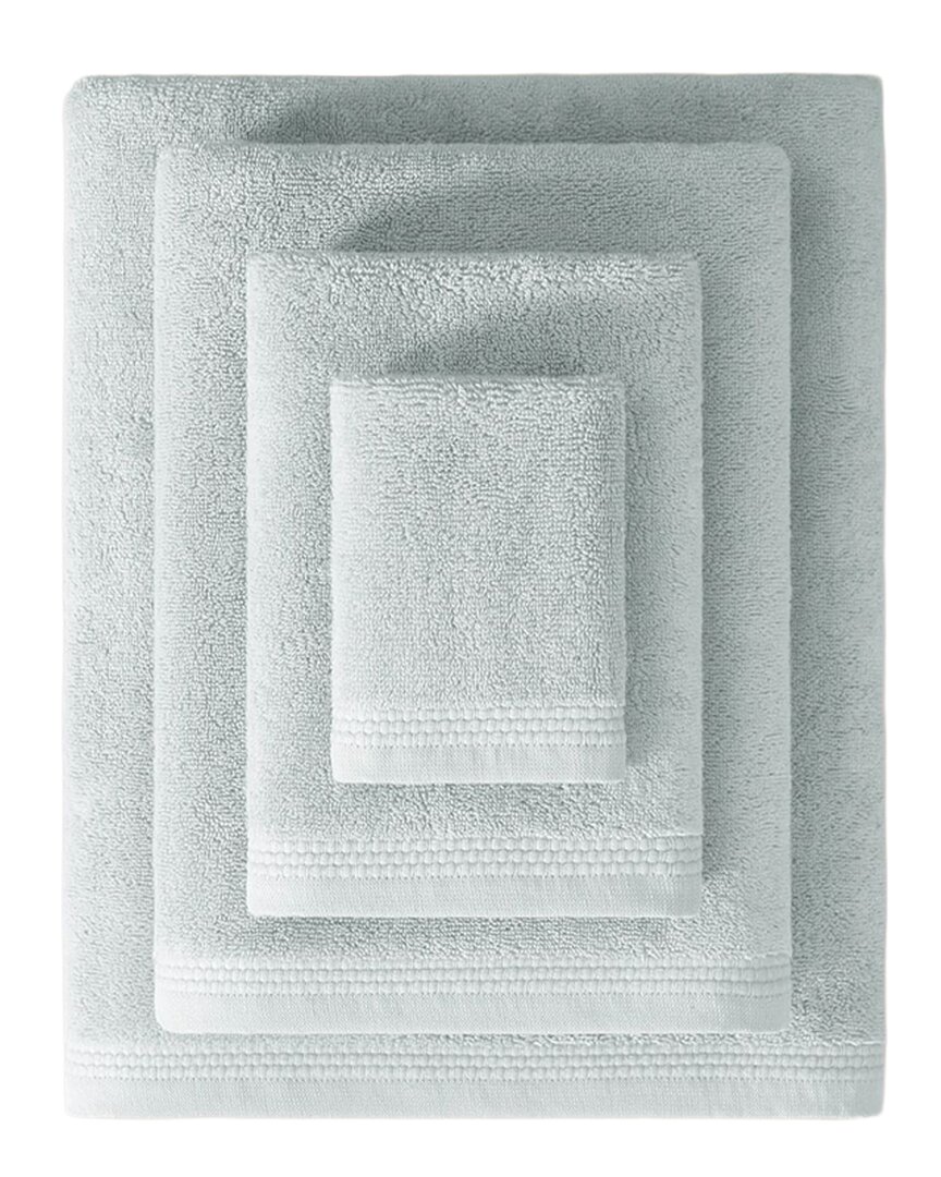 Pure Parima Egyptian Cotton Soft Border Towel Set In Spa