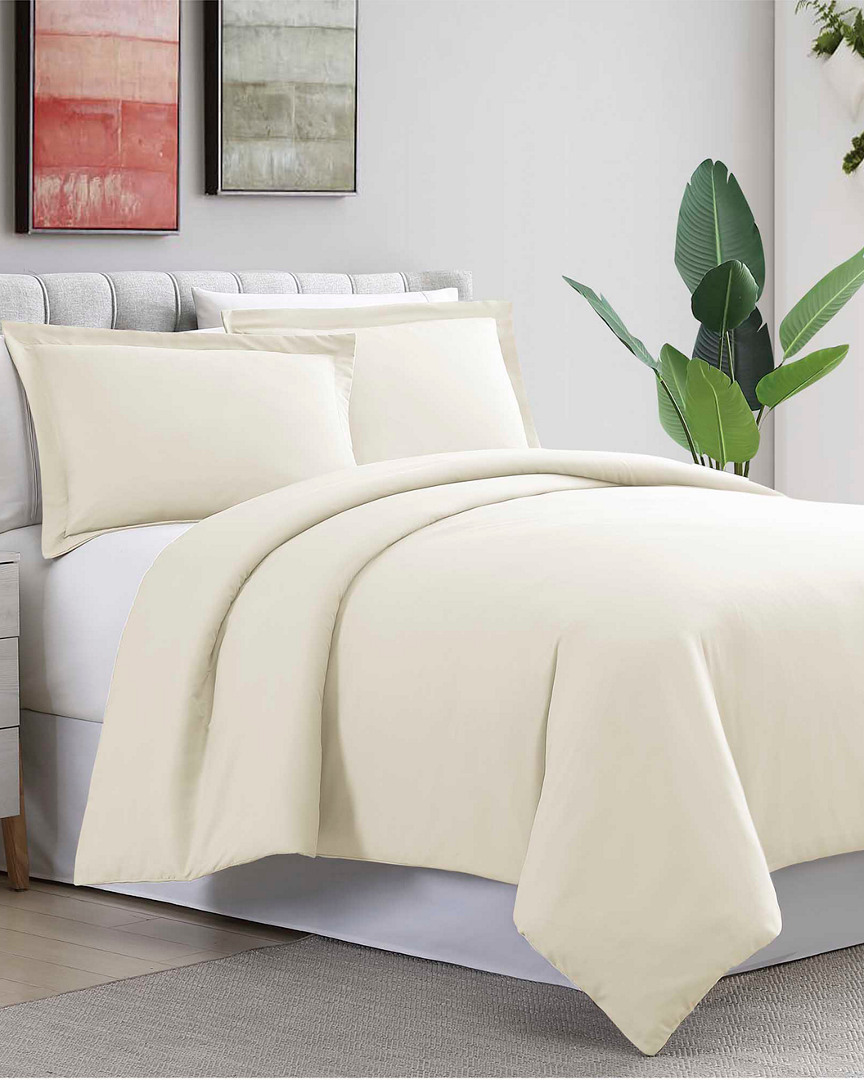 Modern Threads 3pc Ultra-plush Solid Duvet Set
