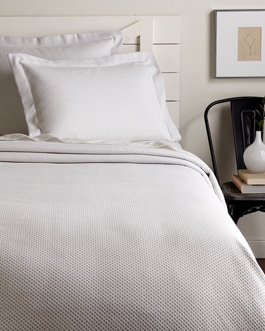 Belle Epoque Soft Diamond Coverlet Collection In Grey