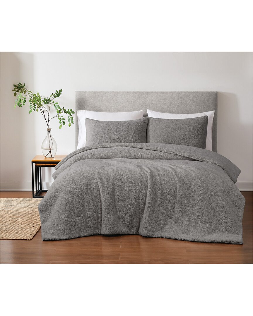 BROOKLYN LOOM BROOKLYN LOOM OVERSIZED MARSHMALLOW SHERPA 3PC COMFORTER SET