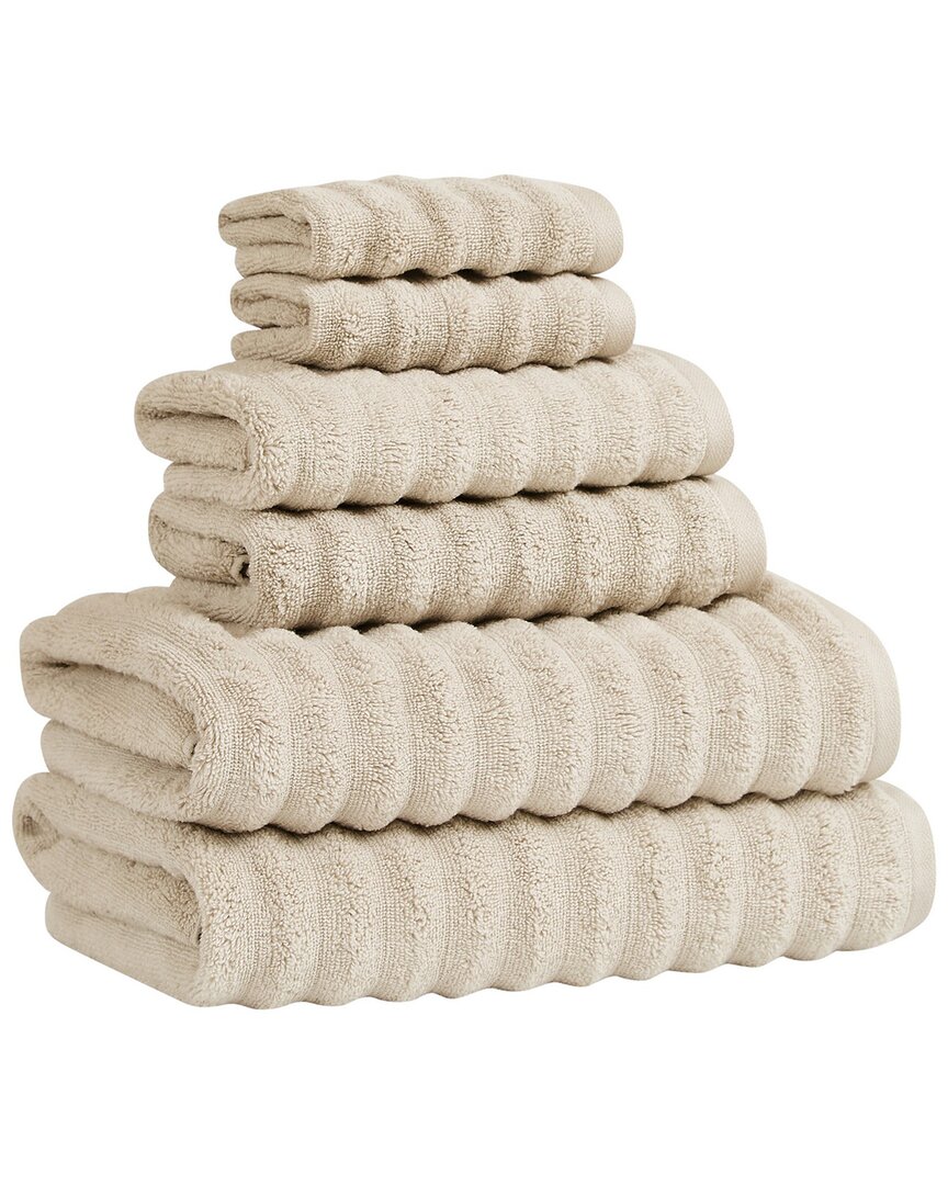 LONDON FOG LONDON FOG ZERO TWIST 6PC TOWEL SET 