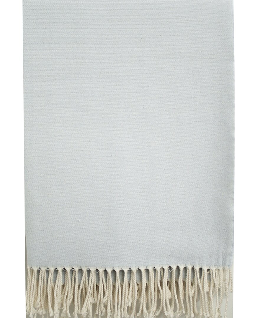 Belle Epoque Brushed Cotton Throw In Blue