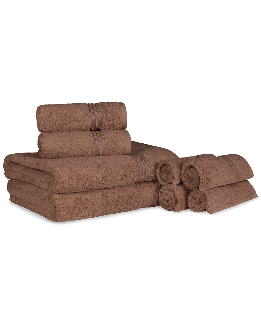 SUPERIOR SUPERIOR ULTRA SOFT ASSORTED 8PC ABSORBENT EGYPTIAN COTTON TOWEL SET