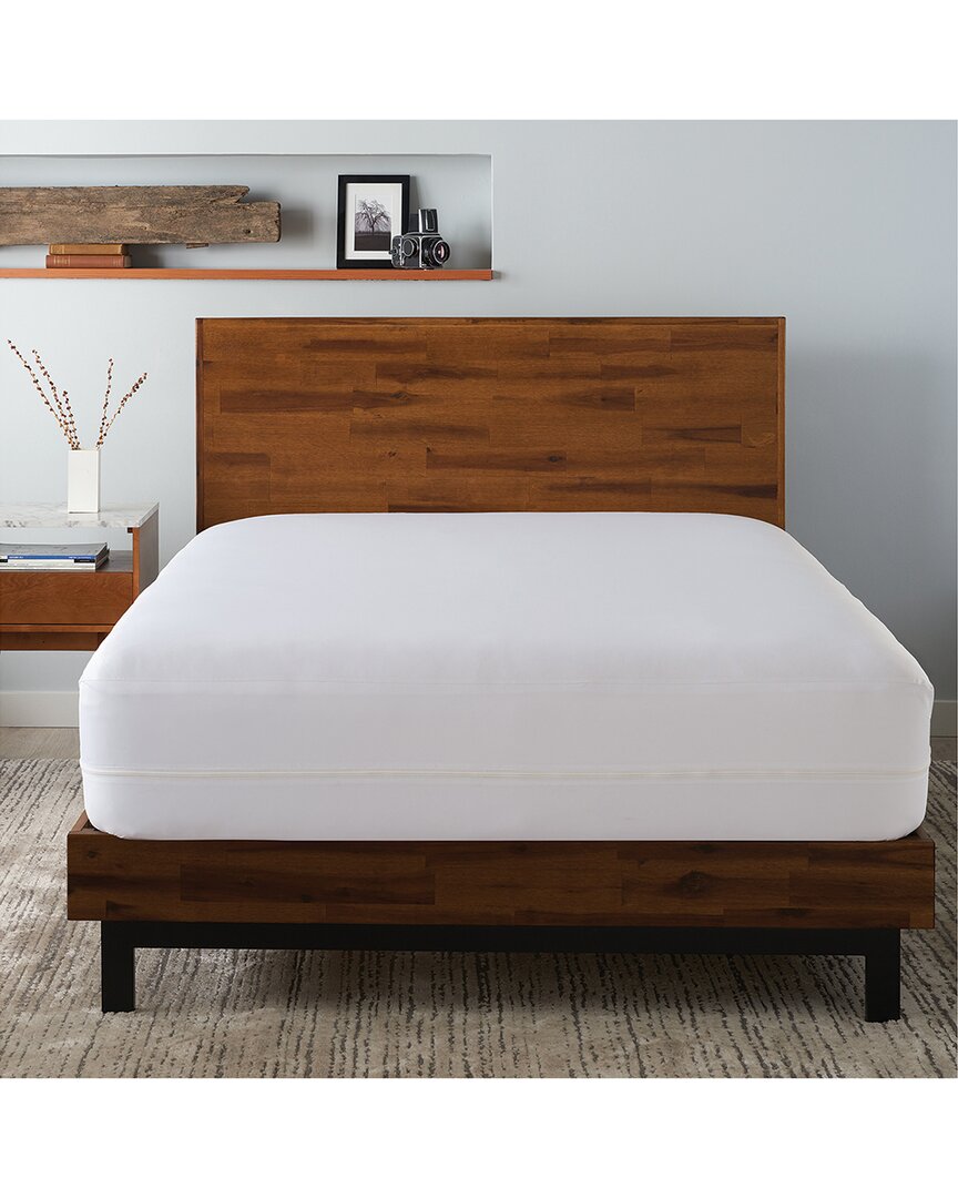 Ella Jayne Allergy Free Zipper Mattress Or Box Spring Encasement, 15 To 18  Depth In White