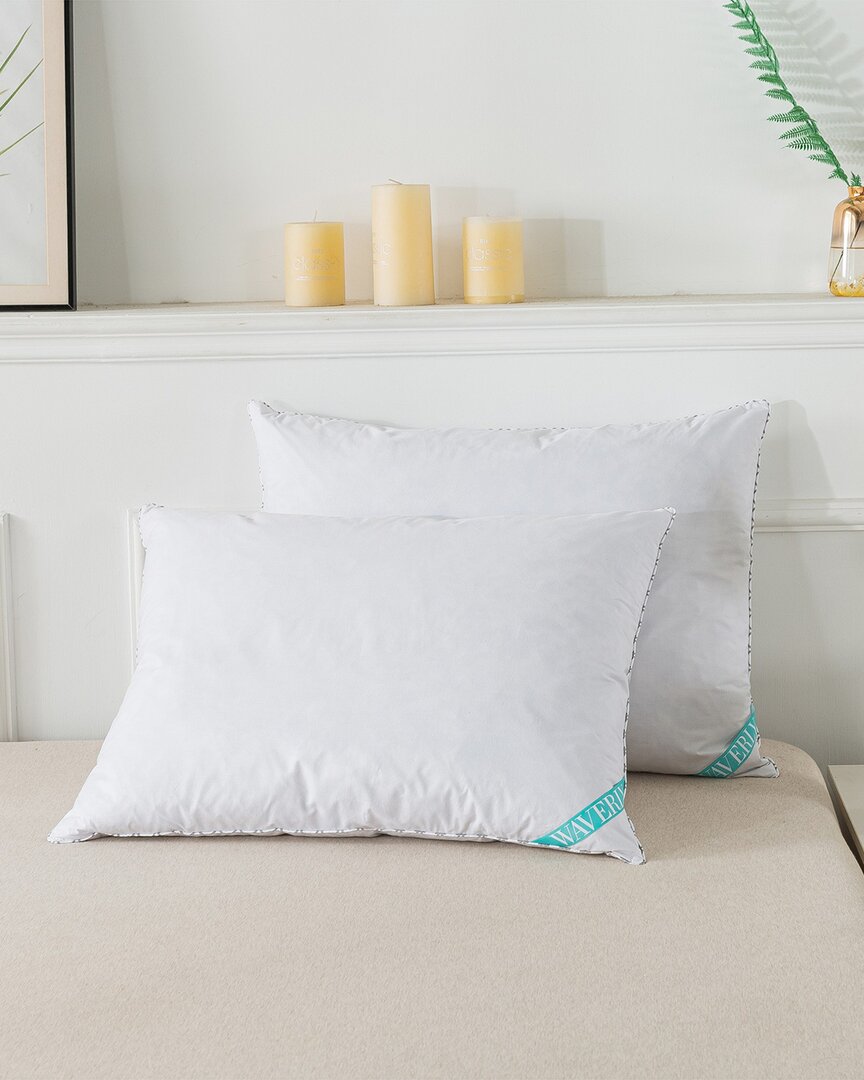 Waverly Antimicrobial White Down Blend Pillow