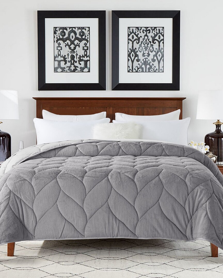 Waverly Cozy Down Alternative Comforter In Grey