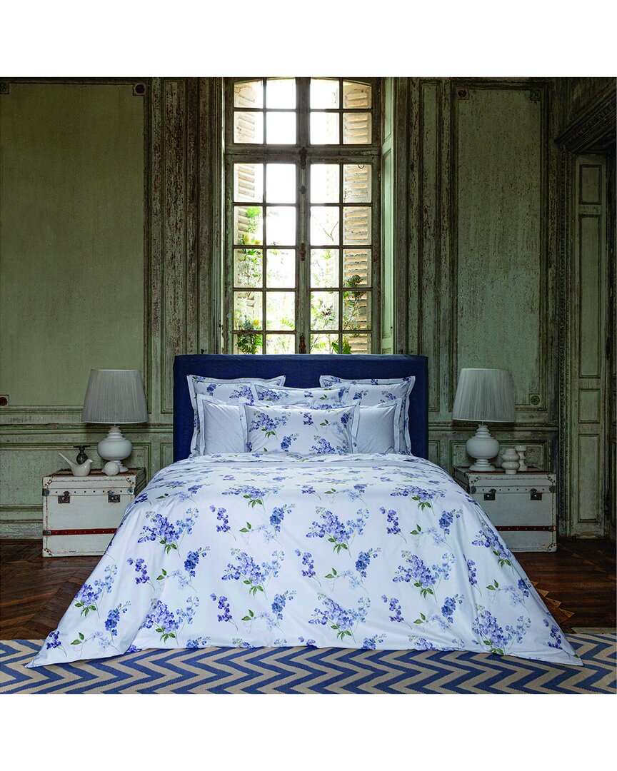 Anne De Solene Anne De Solène Organic Cotton Percale 200 Thread Count Charme Duvet Cover