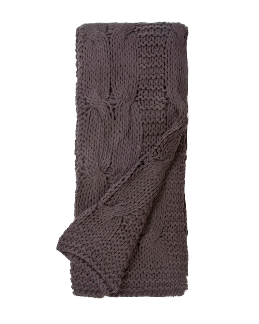 Amity Home Cable Knit Throw