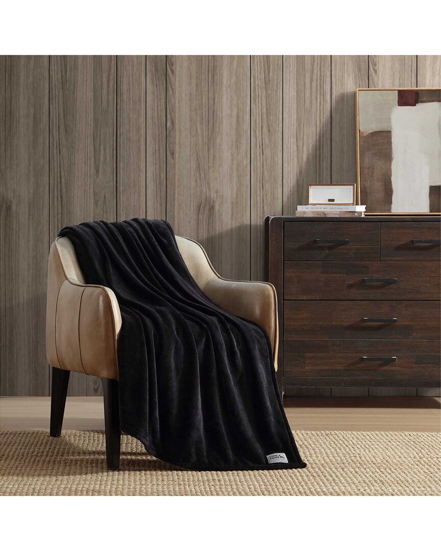 Eddie Bauer Ultra Soft Plush Solid Flannel Blanket