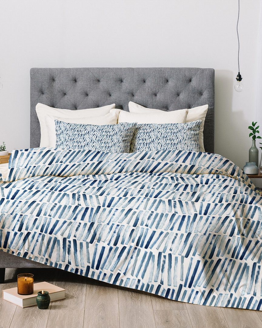 Deny Designs Dash And Ash Strokes And Waves Comforter Set