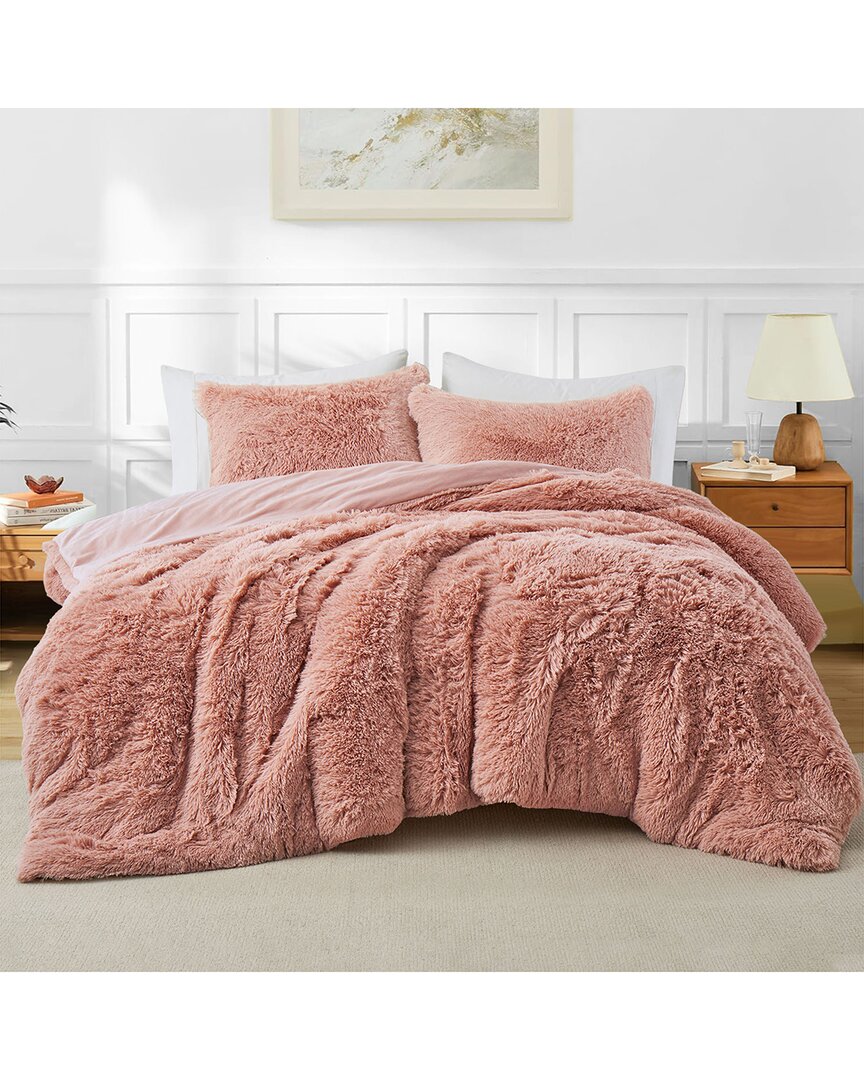 Unikome Fuzzy Plush Shaggy Comforter Set