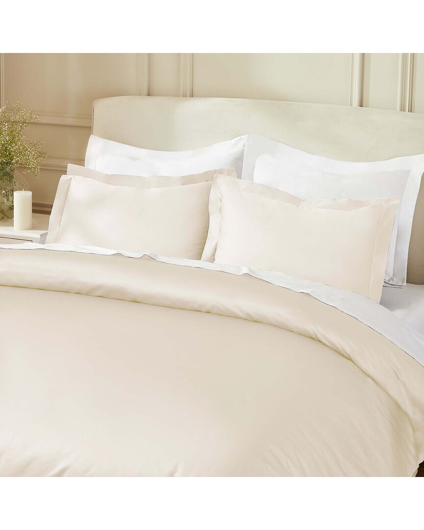Superior 850 Thread Count 100% Cotton Solid Duvet Cover Set