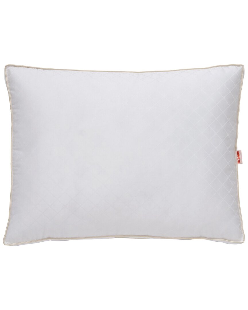 Cosmoliving By Cosmopolitan Diamond Luxe Cotton Jacquard Gusseted Pillow With Signature Cording