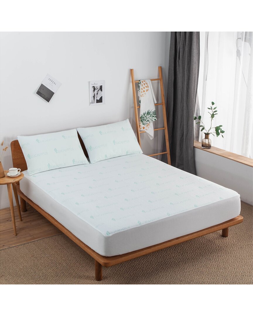 Bibb Home Eucalyptus Scented Waterproof Mattress Protector