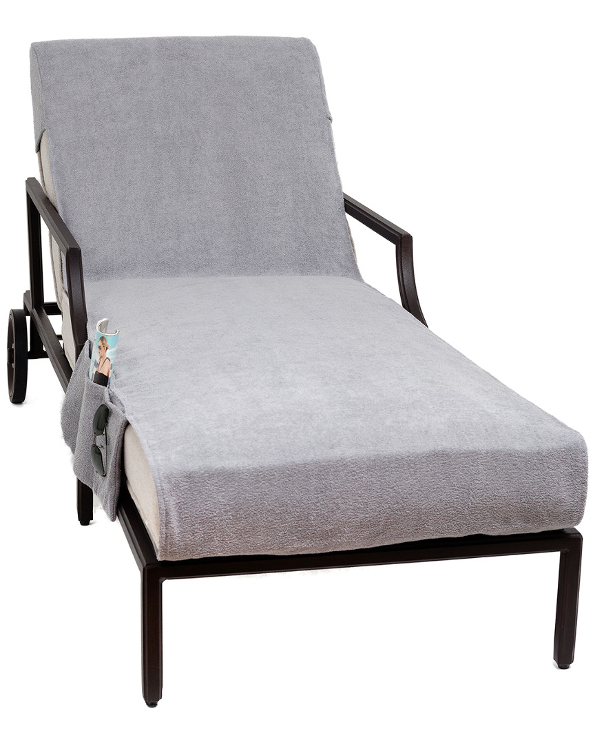 Linum Home Textiles Turkish Chaise Lounge Cover With Side Pockets