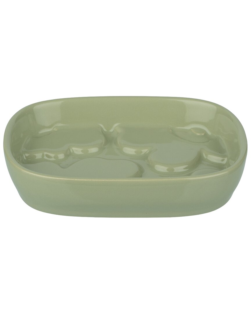 Marimekko Unikko Soap Dish In Green