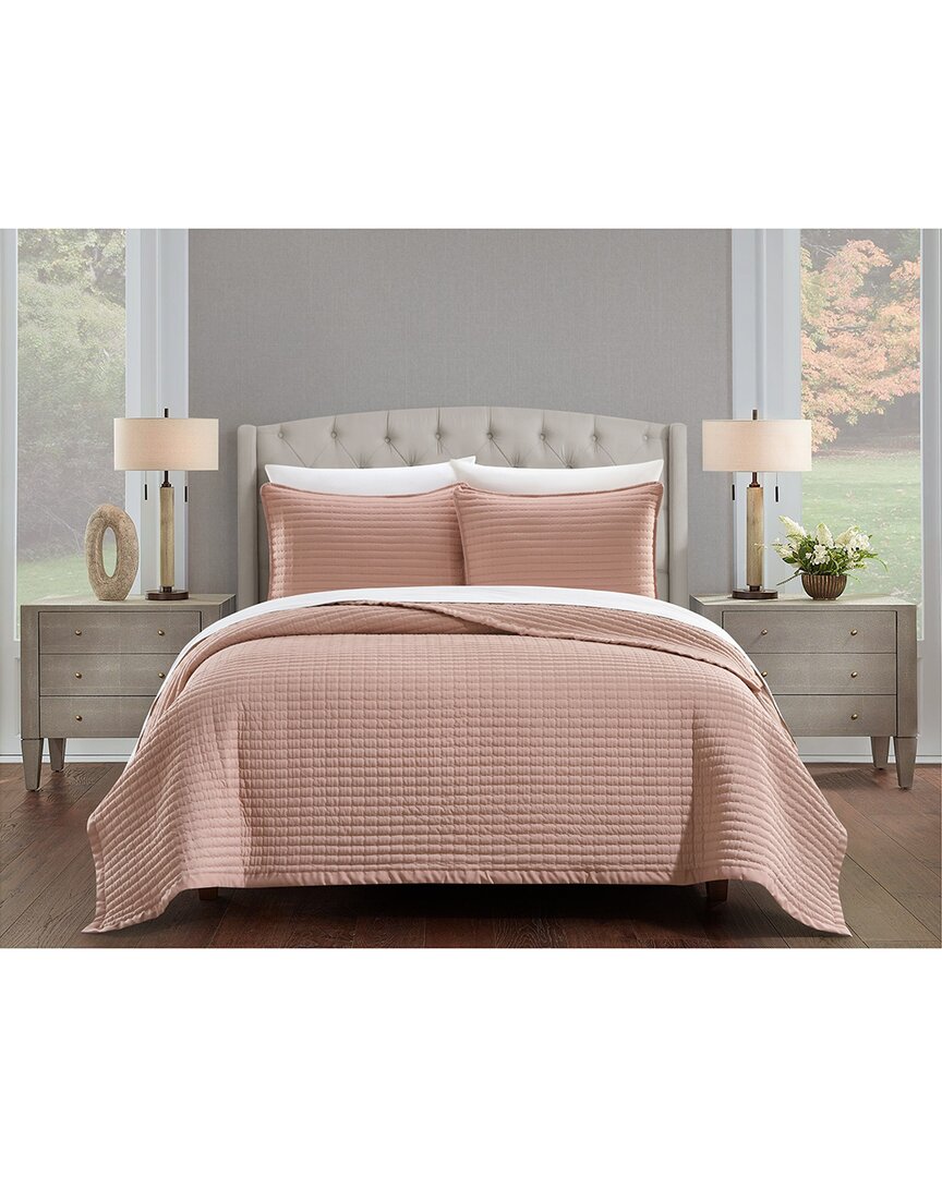 Chic Home Xander Quilt Set In Rose