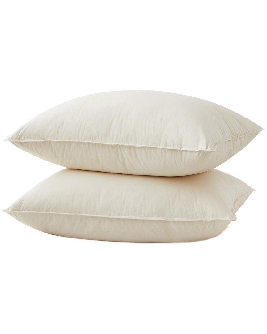 Unikome 300tc Organic Cotton Down Feather Pillows
